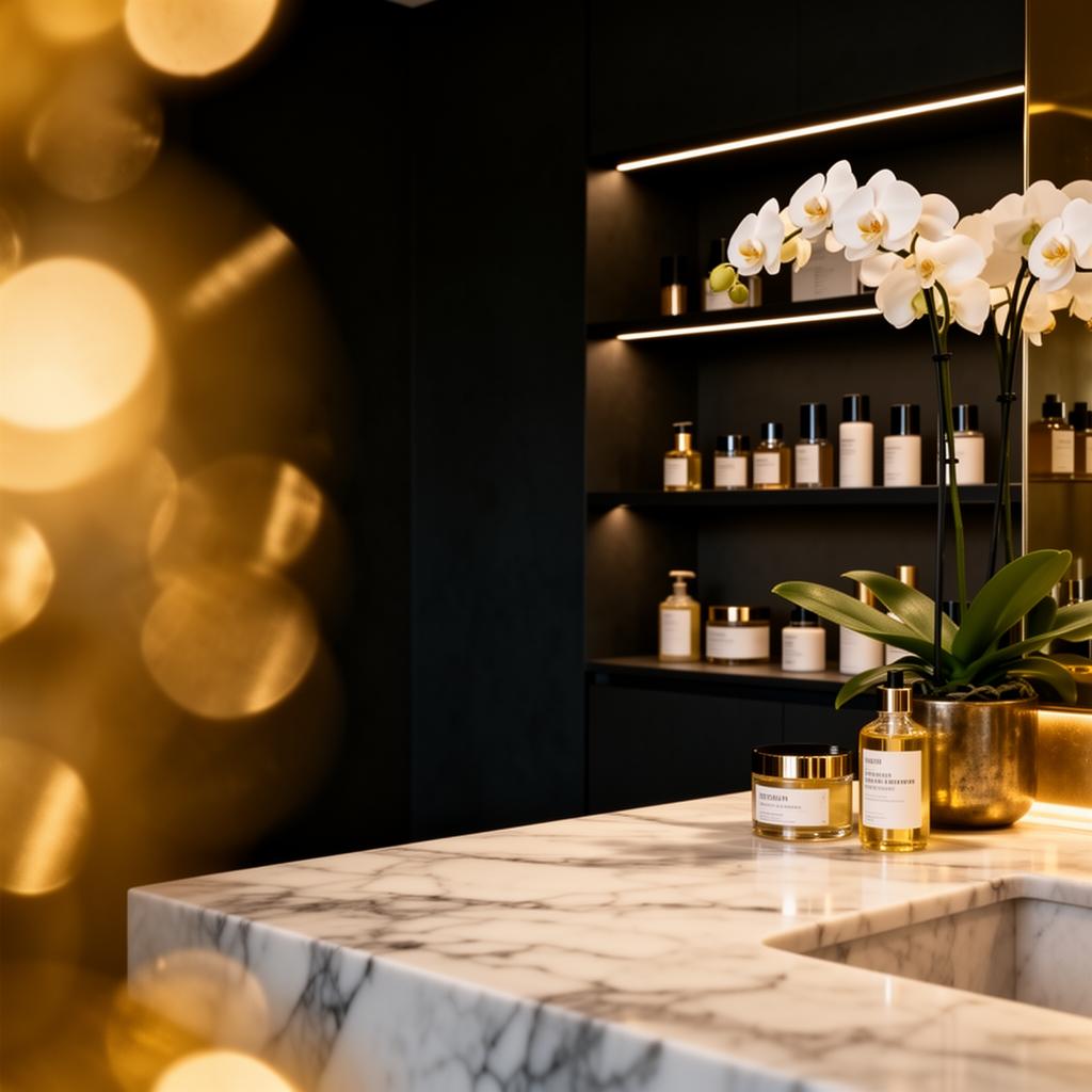 Luxe Beauty Brand studio interior